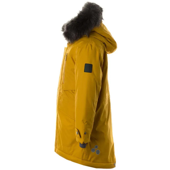 Пальто зимнее Huppa David, р.164, горчичный (12270020-10092-164) - Pampik - 3