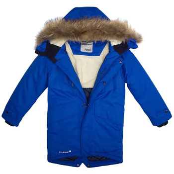 Пальто зимове Huppa David 1, р.128, синій (12270120-70035-128) - Pampik - 4