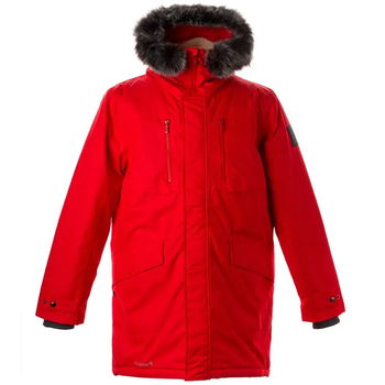 Куртка-парка зимняя Huppa David, р.S, красный (12278020-70004-00S) - Pampik