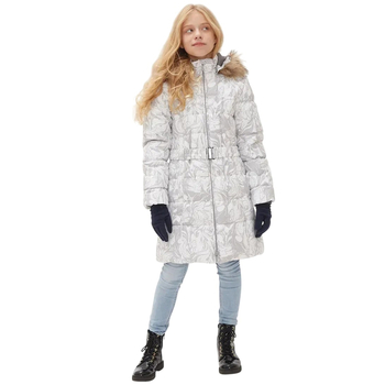Пальто зимнее Huppa Yacaranda, р.110, белый с принтом (12030030-11320-110) - Pampik - 9