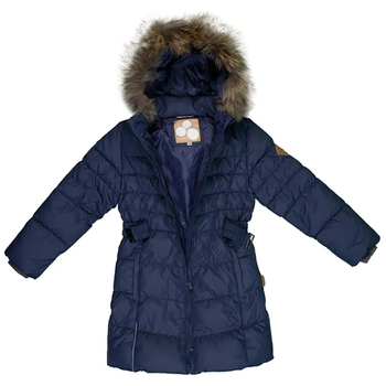 Пальто-пуховик Huppa Yasmine, р.152, темно-синий (12020055-70086-152) - Pampik - 4