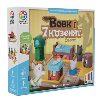 Настольная игра Smart Games Волк и семеро козлят (SG 027 UKR) - Pampik