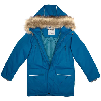 Куртка-парка зимова Huppa Vesper 4, р.116, бірюзовий (12370430-80066-116) - Pampik - 4