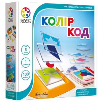 Настільна гра Smart Games Колір Код (SG 090 UKR) - Pampik