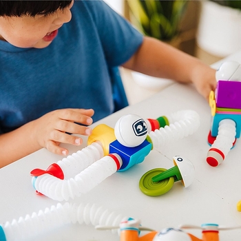 Магнітний конструктор SmartMax Гнучкий робот, 12 деталей (SMX 530) - Pampik - 9