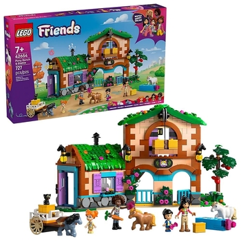 Конструктор LEGO Friends Ранчо и конюшня пони, 727 деталей (42654) - Pampik