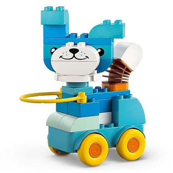 Конструктор LEGO DUPLO Town Тварини на колесах 3 в 1, 58 деталей (10448) - Pampik - 5