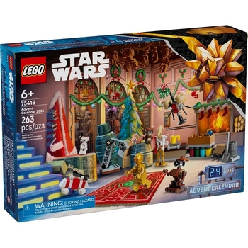 Конструктор LEGO Star Wars Адвент-календар 2025, 263 деталі (75418) - Pampik