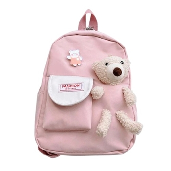 Дитячий рюкзак Evo-kids Small-Bear Pink, рожевий (2418-1 Bear Pink) - Pampik