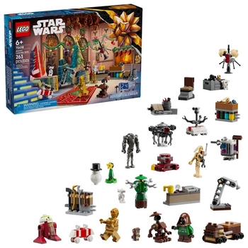 Конструктор LEGO Star Wars Адвент-календар 2025, 263 деталі (75418) - Pampik - 2