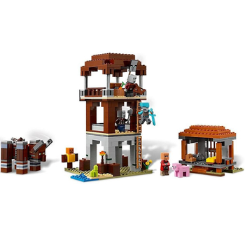Конструктор LEGO Minecraft Аванпост розбійників і спустошувач, 665 деталей (21278) - Pampik - 5