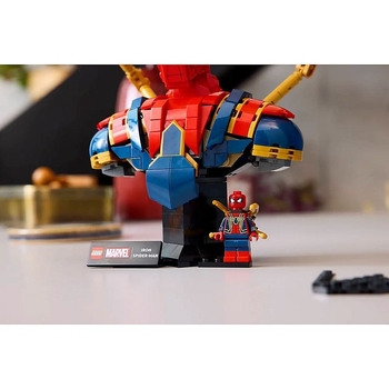 Конструктор LEGO Super Heroes Marvel Погруддя Залізної Людини-павука, 379 деталей (76326) - Pampik - 7
