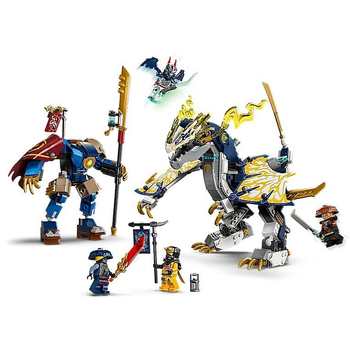 Конструктор LEGO NINJAGO Розбійник Робот-вершник на драконі, 584 деталі (71843) - Pampik - 5