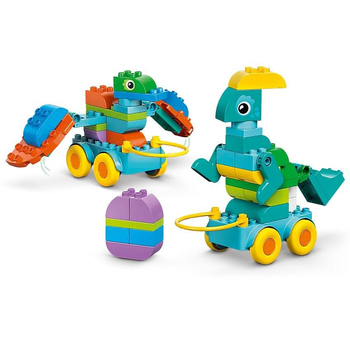 Конструктор LEGO DUPLO Town Динозаври на колесах 3 в 1, 108 деталей (10451) - Pampik - 6