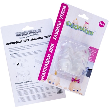 Накладки для захисту кутів Безопаски, 8 шт. - Pampik - 2