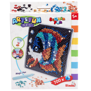 Набор для творчества Simba Сияющая рыбка, 700 эл., 5+ (6374702) - Pampik