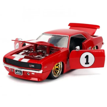 Машина металлическая Jada Форсаж Chevrolet Camaro 1969, 1:24, красный (253203104) - Pampik - 3
