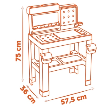 Игровой набор Smoby Black+Decker. Профессиональная мастерская (7600360740) - Pampik - 2