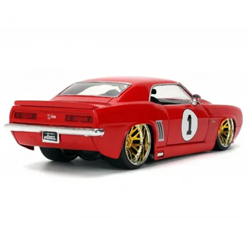 Машина металлическая Jada Форсаж Chevrolet Camaro 1969, 1:24, красный (253203104) - Pampik - 2