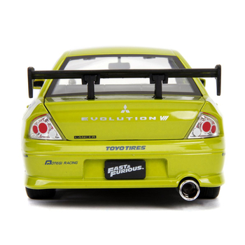 Машина металлическая Jada Форсаж Mitsubishi Lancer Evolution 7, 1:24, салатовый (9399788314R00) - Pampik - 6