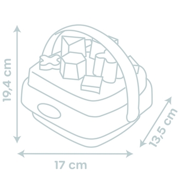 Игрушка для развития Smoby Little Сортер корзинка (7600140323) - Pampik - 3