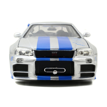 Машина металева Jada Форсаж Ніссан Скайлайн GT-R 2002, 1:24, сріблястий (9397158314R00) - Pampik - 5