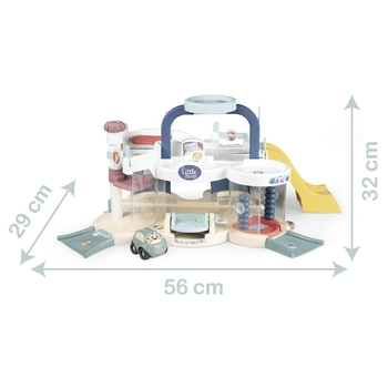 Игровой набор Smoby Little Первый гараж с машинкой (7600140202) - Pampik - 4