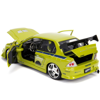 Машина металлическая Jada Форсаж Mitsubishi Lancer Evolution 7, 1:24, салатовый (9399788314R00) - Pampik - 4