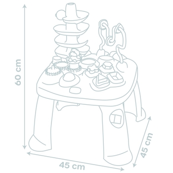 Дитячий ігровий стіл Smoby Little Активний розвиток (7600140320) - Pampik - 3