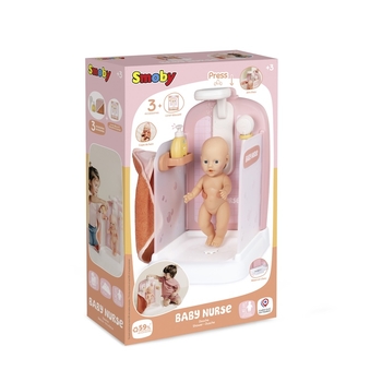 Игровой набор Smoby Baby Nurse. Душевая кабина. Терракотовая пудра, 36х31х46,5 см (7600220399) - Pampik - 2