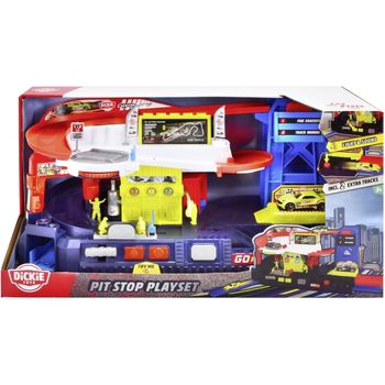 Ігровий набір Dickie Toys Гоночна станція Піт-стоп з машинкою, зі звуком та світлом, 92 см (3338001) - Pampik - 8