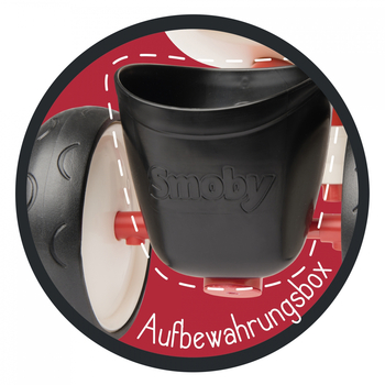 Біговел 4-колісний Smoby Минни Маус Роккі, 12+ міс., червоний (721400) - Pampik - 4