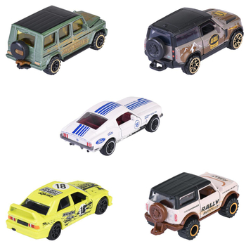 Набор металлических машинок Majorette КастХедс Премиум, 7.5 см, 5 шт. (8504105002) - Pampik - 2