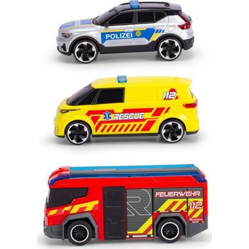 Ігровий набір Dickie Toys Рятувальна станція, 3 машини, зі звуком та світлом, 31x22x16 см (3716027) - Pampik - 4