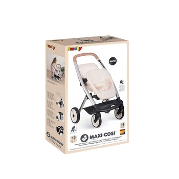 Коляска для ляльок-двійнят Smoby Maxi-Cosi Айворі (7600253222) - Pampik