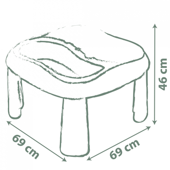 Игровой стол Smoby Life 2 в 1 для игры с песком и водой, с набором для песка, 18+ мес. (7600840111) - Pampik - 6