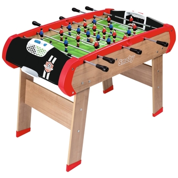 Деревянный полупрофессиональный футбольный стол Smoby Чемпион, 120х90х84 см, 8+ (620400) - Pampik