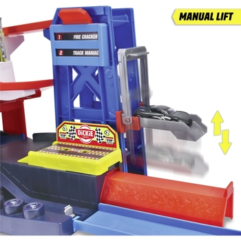 Ігровий набір Dickie Toys Гоночна станція Піт-стоп з машинкою, зі звуком та світлом, 92 см (3338001) - Pampik - 4