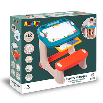 Парта-дошка Smoby Магічна, 56х57х52 см, синій (420224) - Pampik - 5