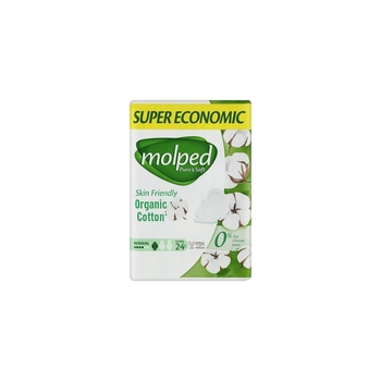 Гігієнічні прокладки Molped Pure&Soft Normal Eco, 24 шт. - Pampik