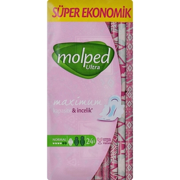 Гігієнічні прокладки Molped Ultra Normal S.Eco, 24 шт. - Pampik