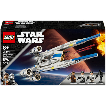 Конструктор LEGO Star Wars Повстанський винищувач U-Wing, 594 деталі (75399) - Pampik