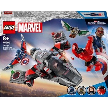 Конструктор LEGO Super Heroes Капітан Америка проти Червоного Халка, 223 деталі (76292) - Pampik