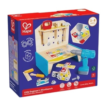 Игровой набор Hape Верстак маленького инженера (E3221) - Pampik