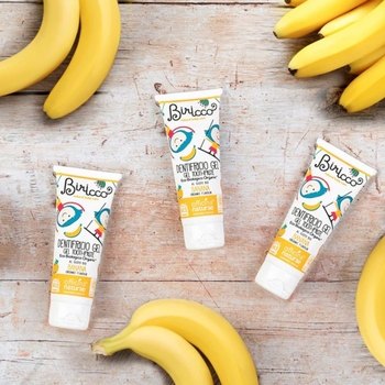 Детская органическая зубная паста Officina Naturae с банановым вкусом, 75 мл - Pampik - 3