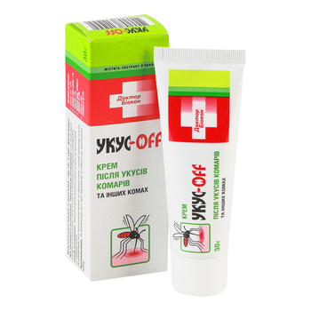 Крем после укусов комаров и насекомых Биокон Доктор Биокон Укус-офф, 30 г - Pampik - 2