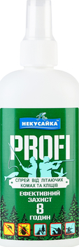 Лосьон-спрей Некусайка Profi от летающих насекомых и клещей 100 мл - Pampik