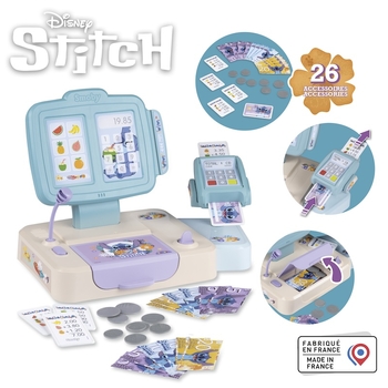 Каса супермаркету Smoby Дісней Стіч, 26 аксесуарів (7600350119) - Pampik - 3