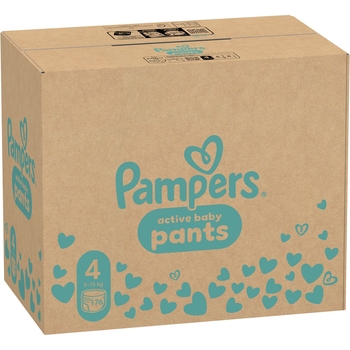 Підгузки-трусики Pampers Pants 4 (9-15 кг), 176 шт. - Pampik - 2