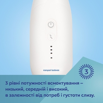 Аспіратор для носа Canpol Babies Easy Natural електричний (9/319) - Pampik - 22